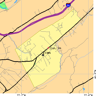 Zion map