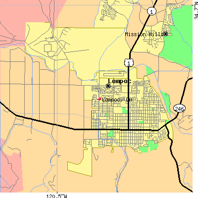 Lompoc map