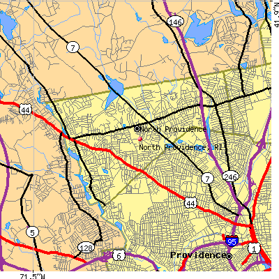 North Providence map