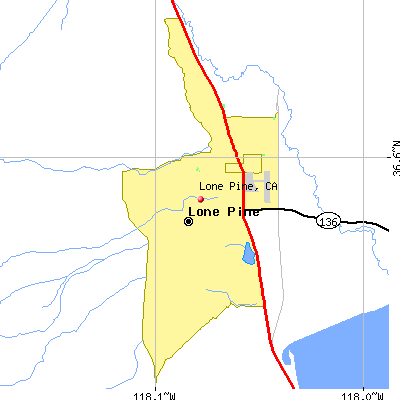 Lone Pine map