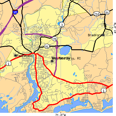 Westerly map