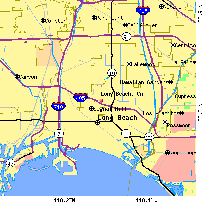 Long Beach map