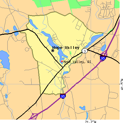 Hope Valley map