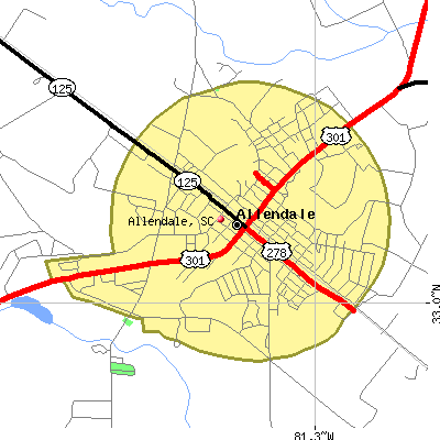 Allendale map