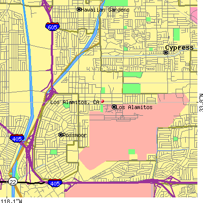 Los Alamitos map