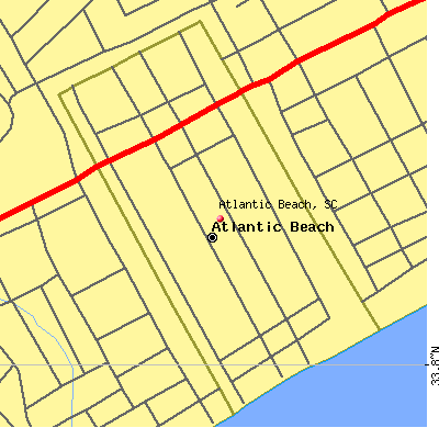 Atlantic Beach map