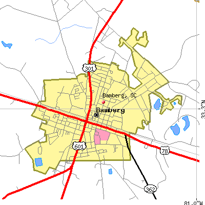 Bamberg map