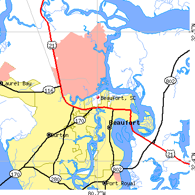 Beaufort map