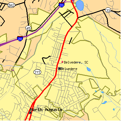 Belvedere map