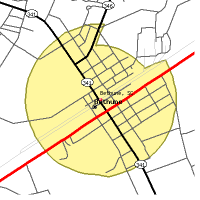 Bethune map