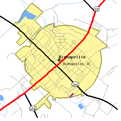 Bishopville map