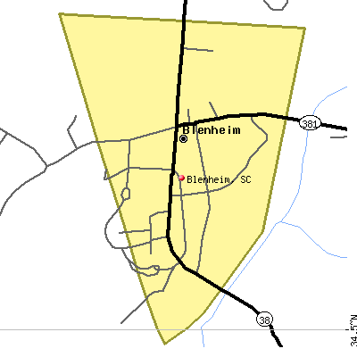 Blenheim map