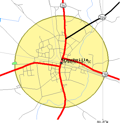 Branchville map