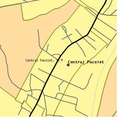 Central Pacolet map