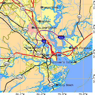 Charleston map