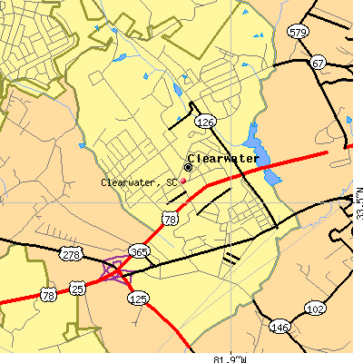 Clearwater map