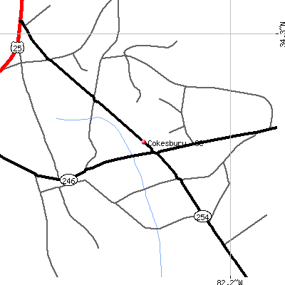 Cokesbury map
