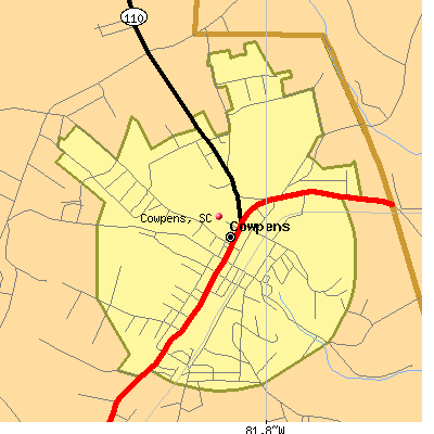 Cowpens map