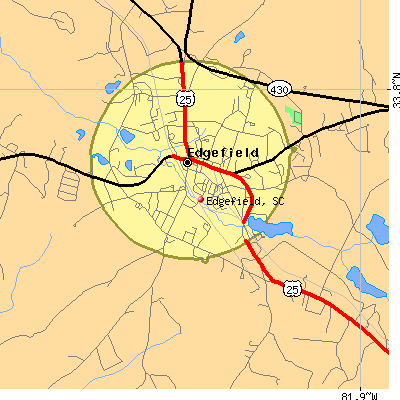 Edgefield map