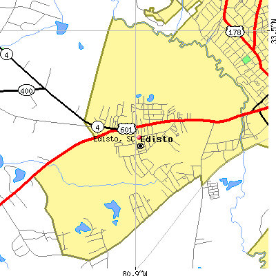 Edisto map