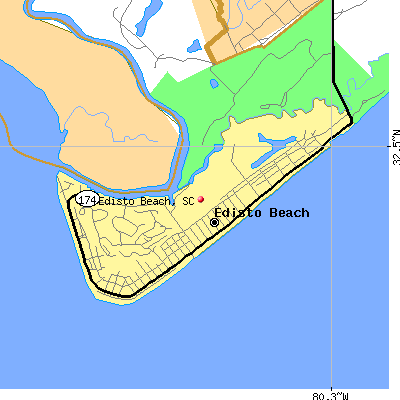 Edisto Beach map