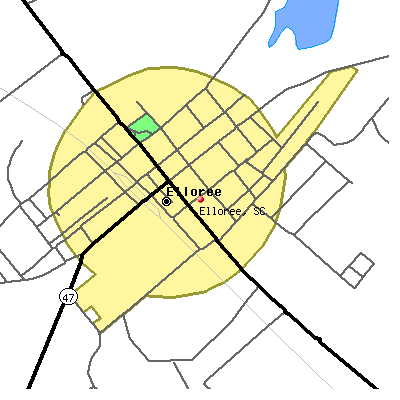 Elloree map