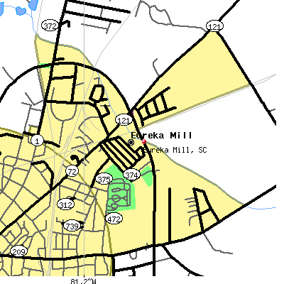 Eureka Mill map