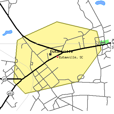 Eutawville map