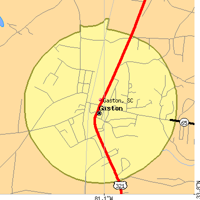 Gaston map