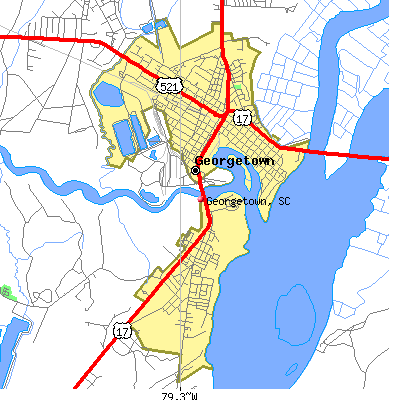 Georgetown map