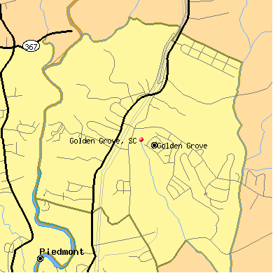 Golden Grove map
