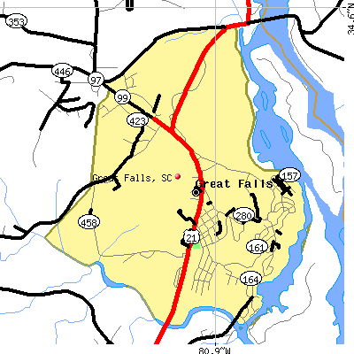 Great Falls map