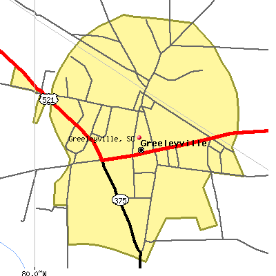 Greeleyville map