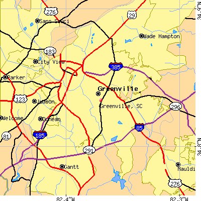 Greenville map
