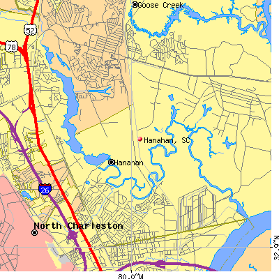 Hanahan map
