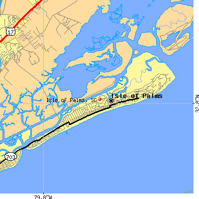 Isle of Palms map