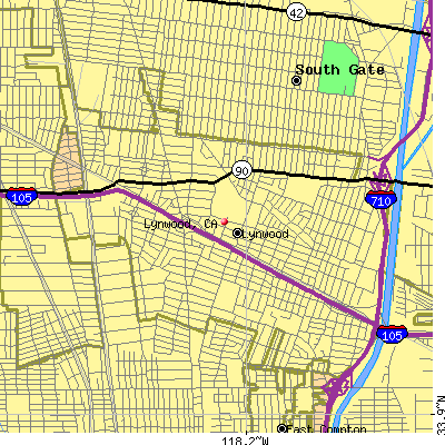 Lynwood map