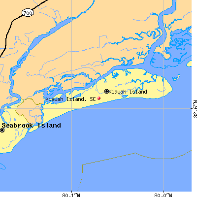Kiawah Island map