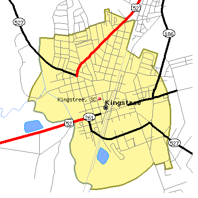 Kingstree map