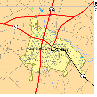 Lake City map