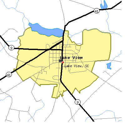 Lake View map