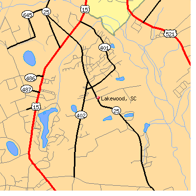 Lakewood map