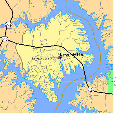 Lake Wylie map