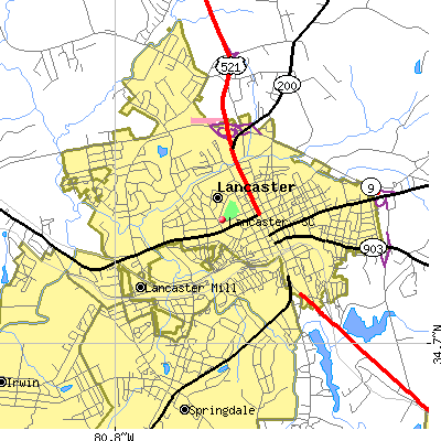 Lancaster map