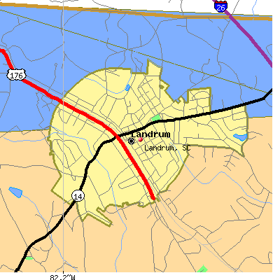 Landrum map