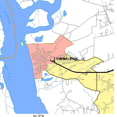 Laurel Bay map