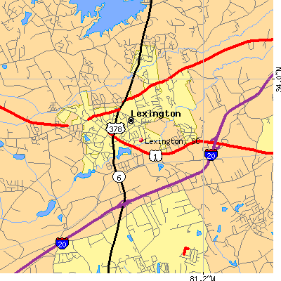 Lexington map