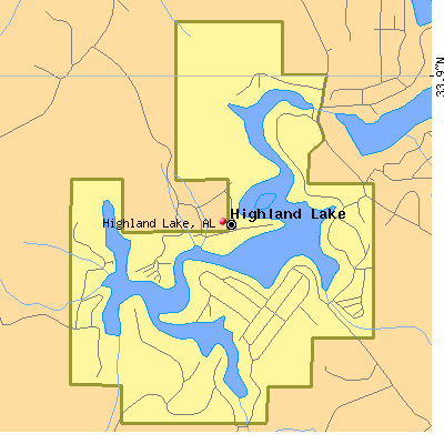 Highland Lake map