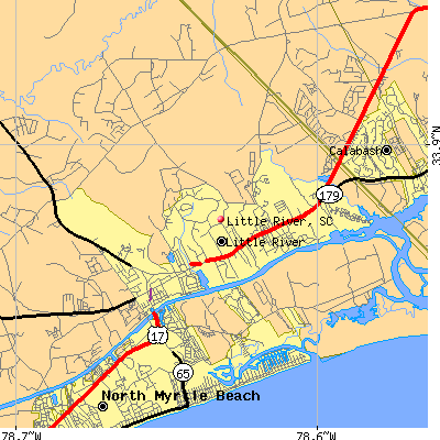 Little River map