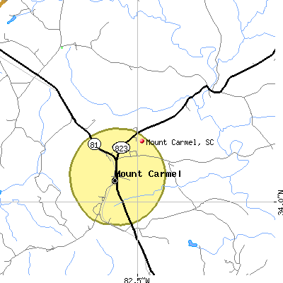 Mount Carmel map